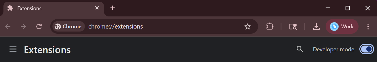 Enable Developer Mode